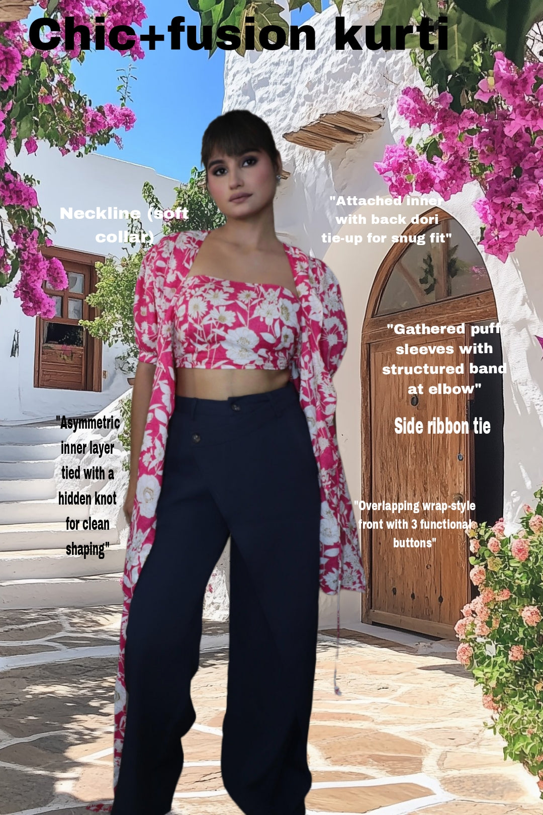 Gulaabo waali baat hai short kurti